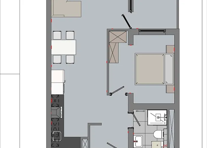 2-zi. Apartment, Hannover-list/parking Hanovre