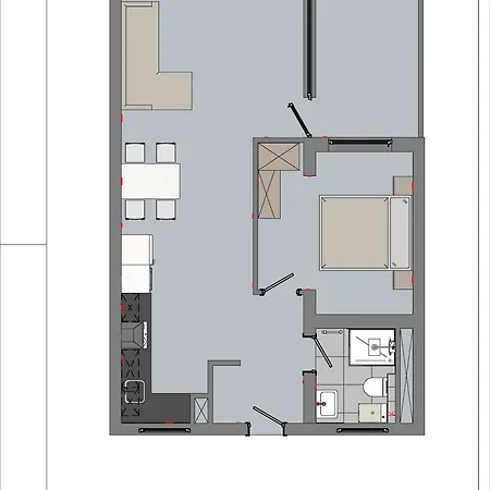 2-zi. Apartment, Hannover-list/parking 汉诺威